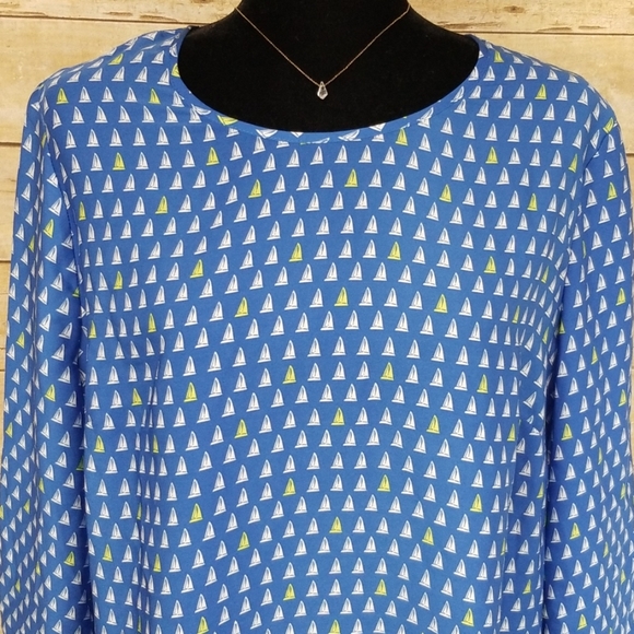 Merona Sailboat Patterned Top - Picture 3 of 8
